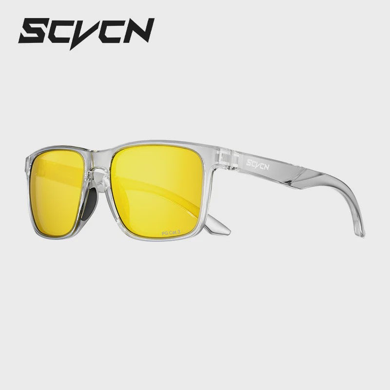 SCVCN Polarized Sportzonnebril - UV400 Bescherming voor Fietsen, Wandelen & Outdoor