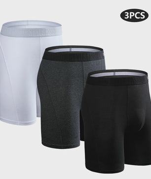 Set van 3 Heren Long Boxershorts - Comfortabel Katoen