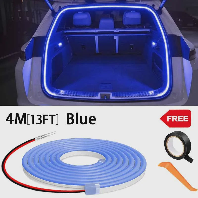 Automatisch Sensende Kofferbak LED Strip - Sfeerverlichting met Draadloze Installatie