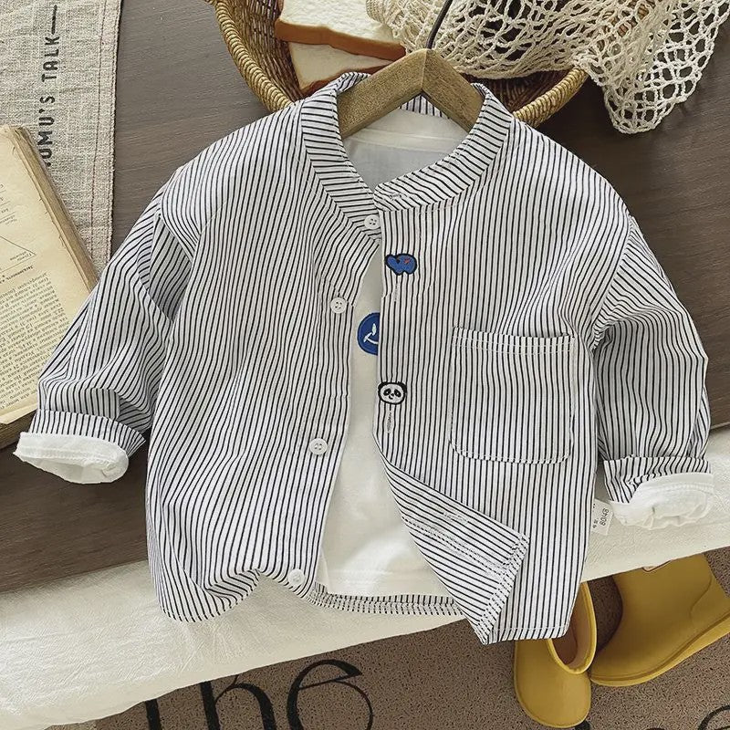 Lange Mouwen Jongens Shirt in Plaid Katoen - Perfect voor de Lente (1-4 Jaar)