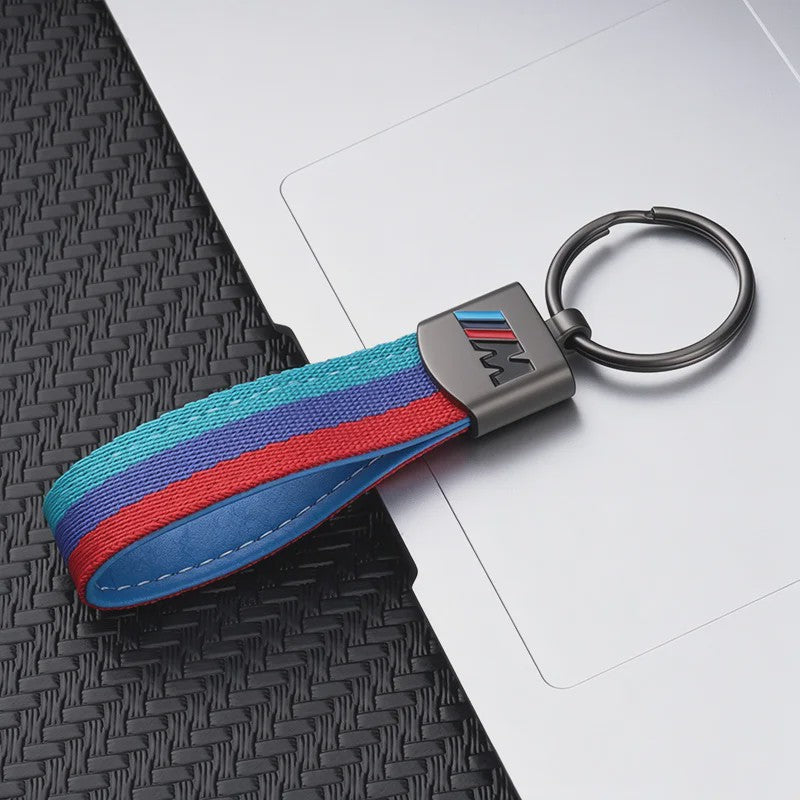 Luxe Lederen Sleutelhanger BMW M - Sportief Design voor BMW 1-7 Serie, X1-X7