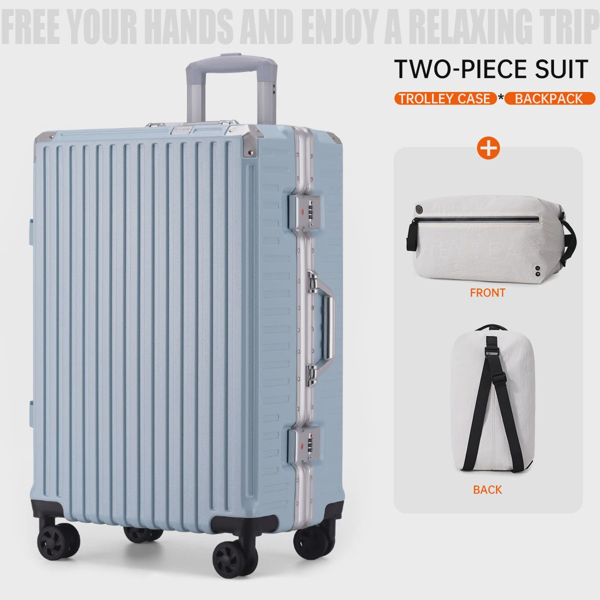 Ruime Koffer Trolley - Stevig & Duurzaam - Handbagage Geschikt - Unisex