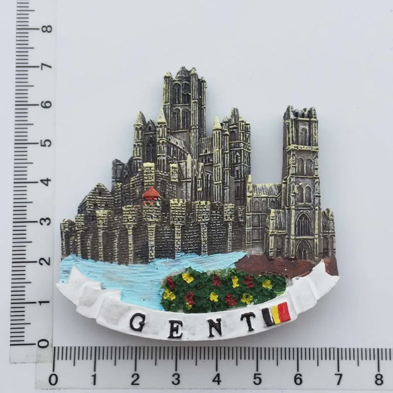 België Koelkastmagneet - Souvenir & Reistafel voor Huisdecoratie