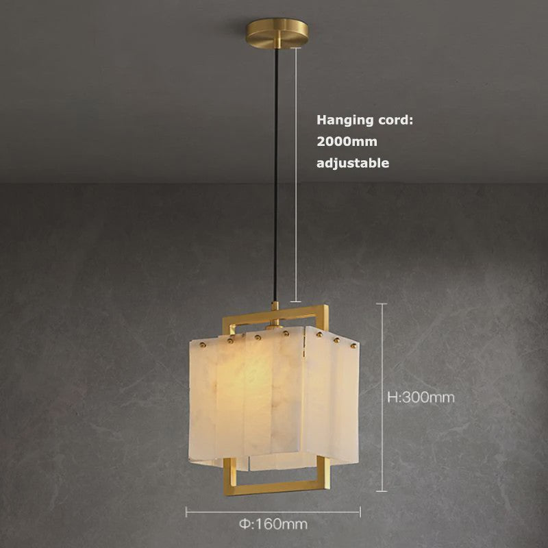 Luxe Marmer LED Kroonluchter Goud/Chroom - Dimbaar