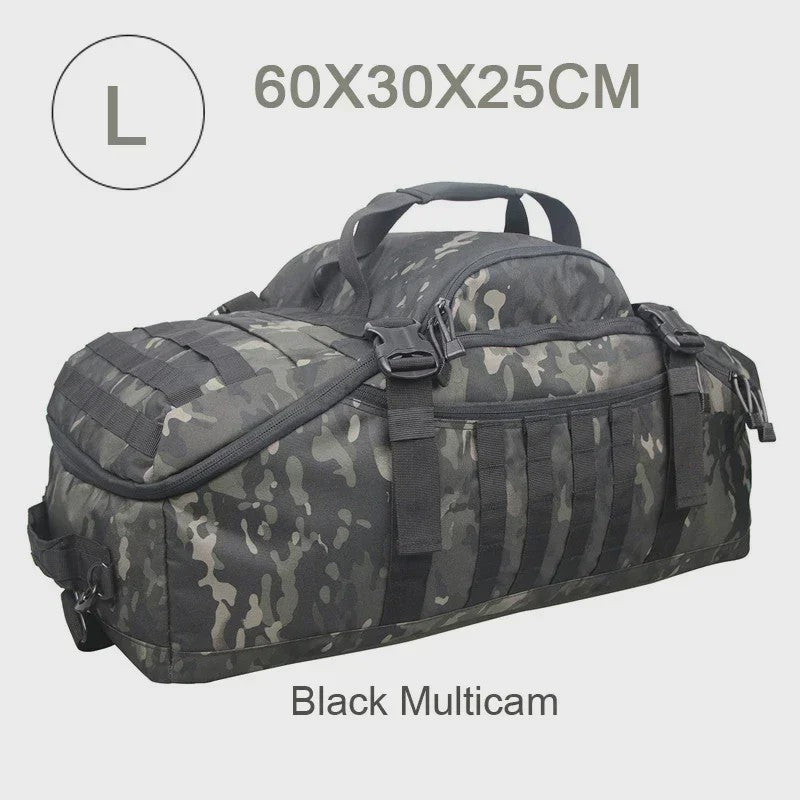 Multifunctionele Duffle Bag Rugzak 25L/45L/80L - Waterdicht, Tactisch & Outdoor