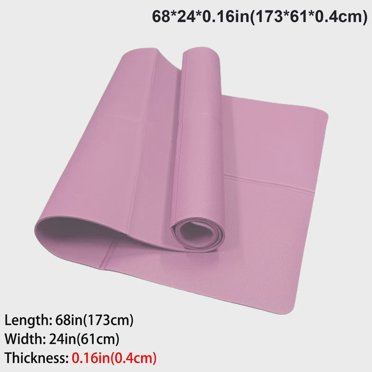 Opvouwbare Yogamat van EVA - Eco-vriendelijk, Draagbaar & Antislip voor Yoga, Pilates & Fitness - Diverse Diktes (3/4/6mm)