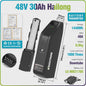 Varstrom E-bike Batterij 36V/48V/52V - Krachtige Lithium Accu met 40A BMS & Lange Levensduur