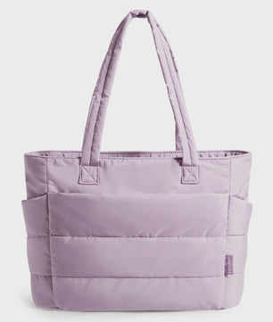 BAGSMART Grote Puffer Tote Bag - Stijlvolle en Ruime Handtas voor Werk, Studie en Shoppen