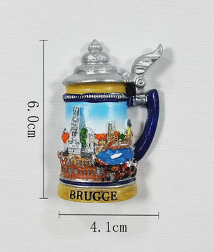 België Koelkastmagneet - Souvenir & Decoratie voor de Keuken