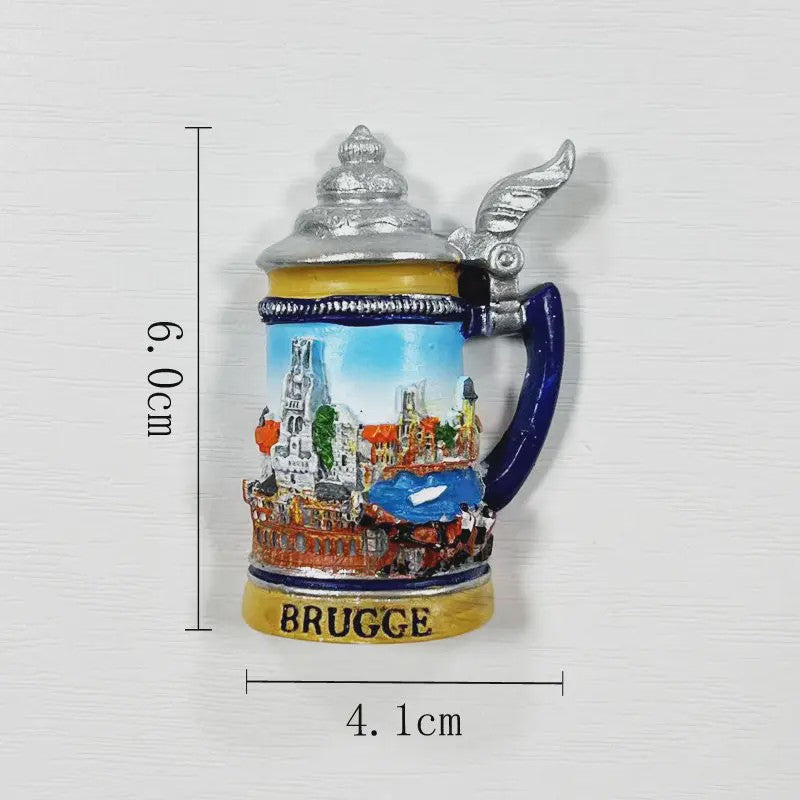 België Koelkastmagneet - Souvenir & Decoratie voor de Keuken