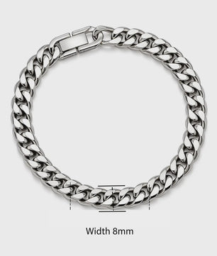 Stijlvolle RVS Cuban Chain Armband voor Heren & Dames - 3-9mm Breed