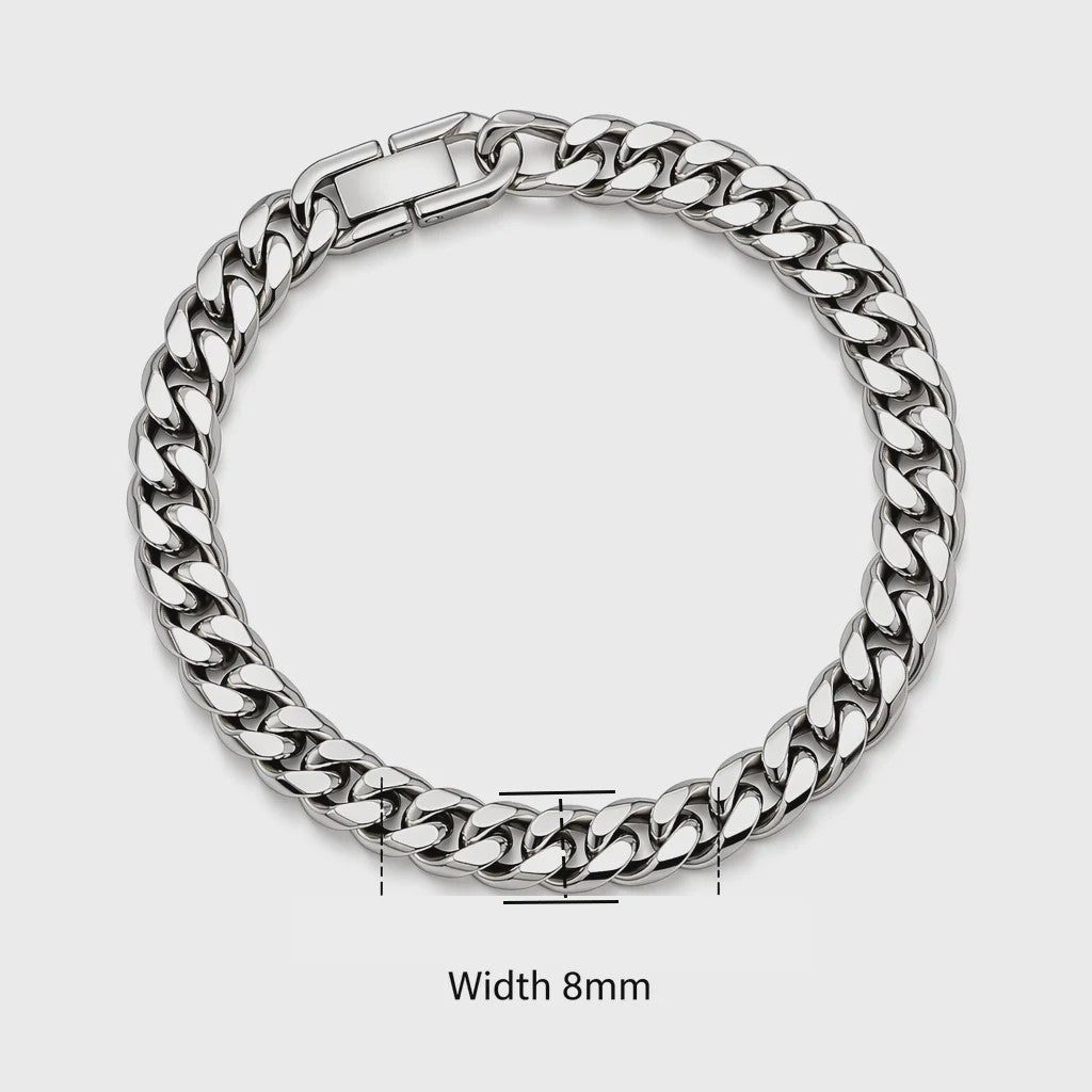 Stijlvolle RVS Cuban Chain Armband voor Heren & Dames - 3-9mm Breed