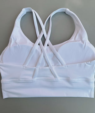Comfortabele Sports BH met Push-Up Effect en Kruisbanden - Hoge Ondersteuning voor Yoga & Fitness