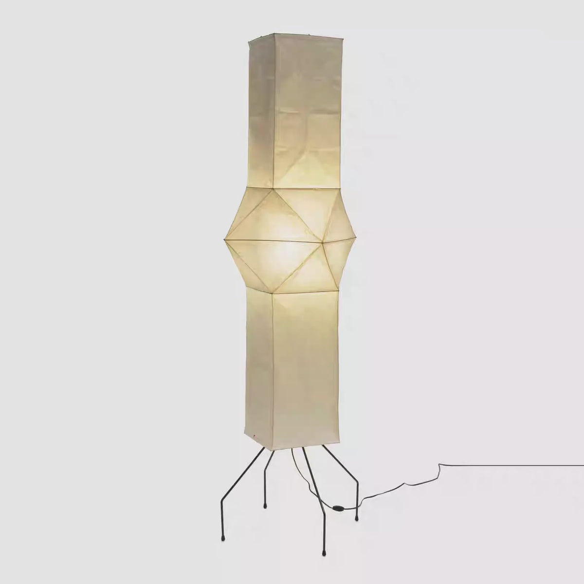 Akari Noguchi Stijl Verticale Vloerlamp - Japans Design Rijstpapier