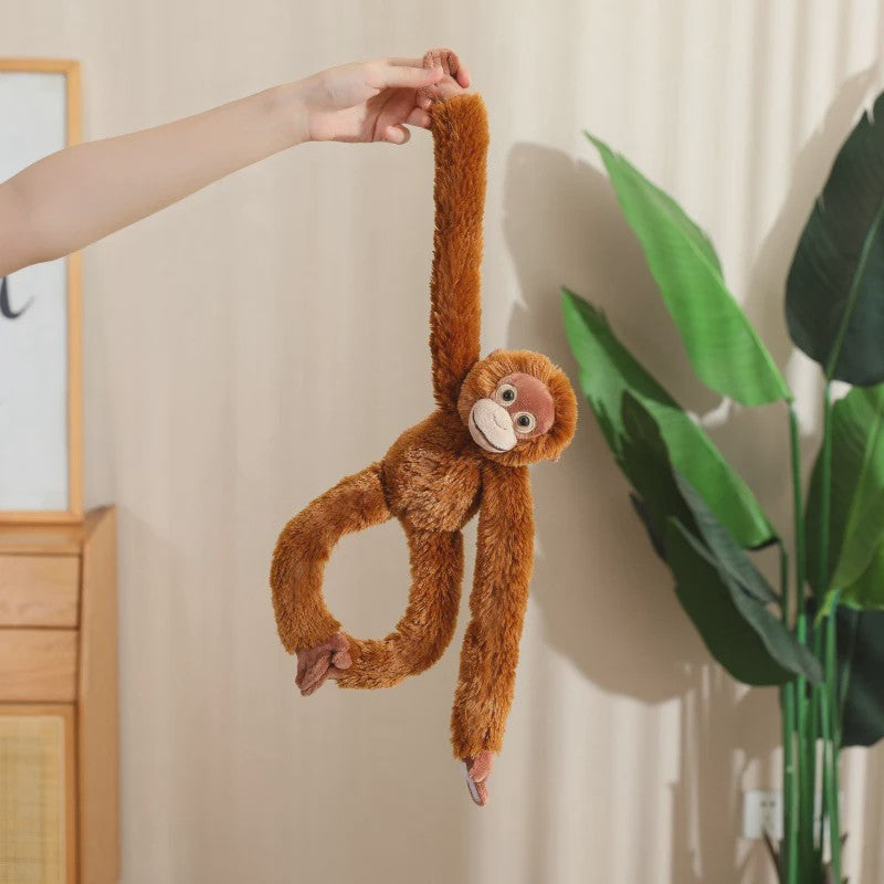 Lange Arm Aap, Luiaard, Orang-oetan & Lemur Pluche Speelgoed - Hangend Knuffel (50/70cm)