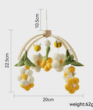 Houten Baby Bedmobiel Armatuur - Veilige & Stijlvolle Ophanging voor Speelgoed