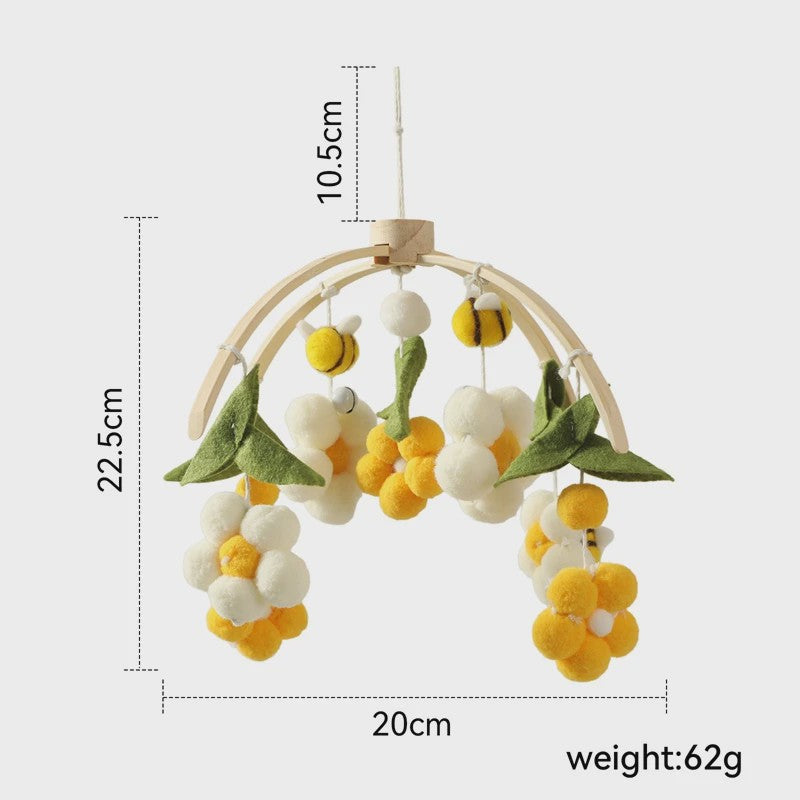 Houten Baby Bedmobiel Armatuur - Veilige & Stijlvolle Ophanging voor Speelgoed