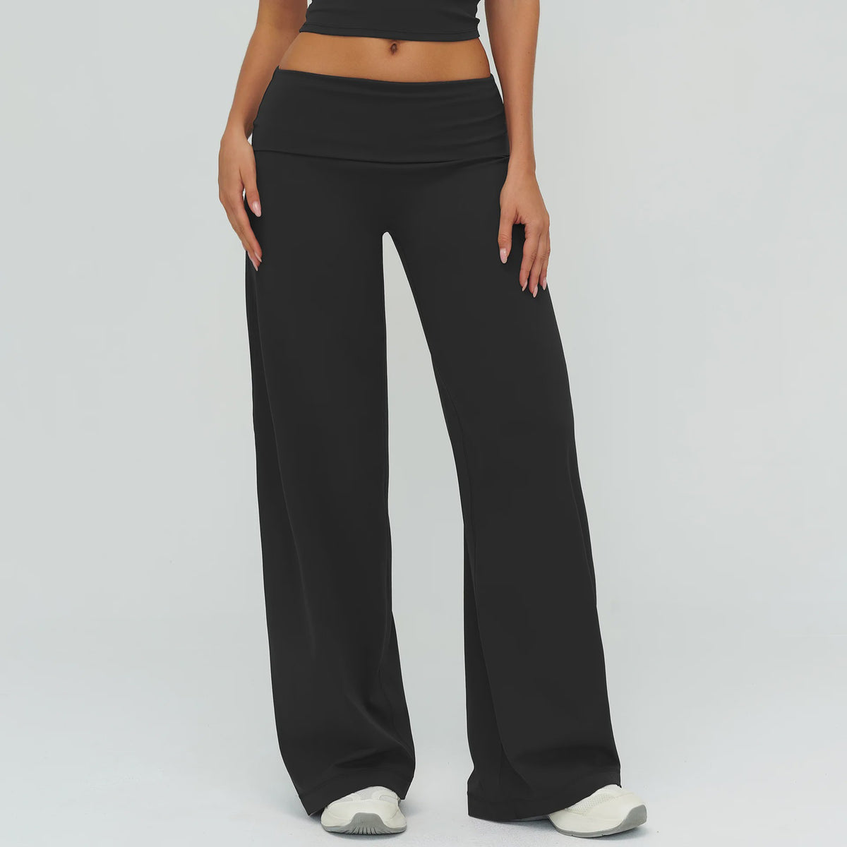 Dames Yoga Bell-Bottoms met Hoge Taille - Flared Sportbroek voor Fitness & Gym