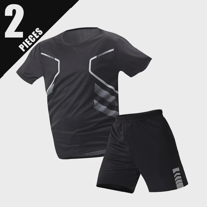 Heren Zomer T-shirt Korte Mouw - Sneldrogend & Ademend Sportshirt