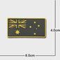 3D PVC Vlag Patches - Rubberen Militaire Emblemen met Klittenband