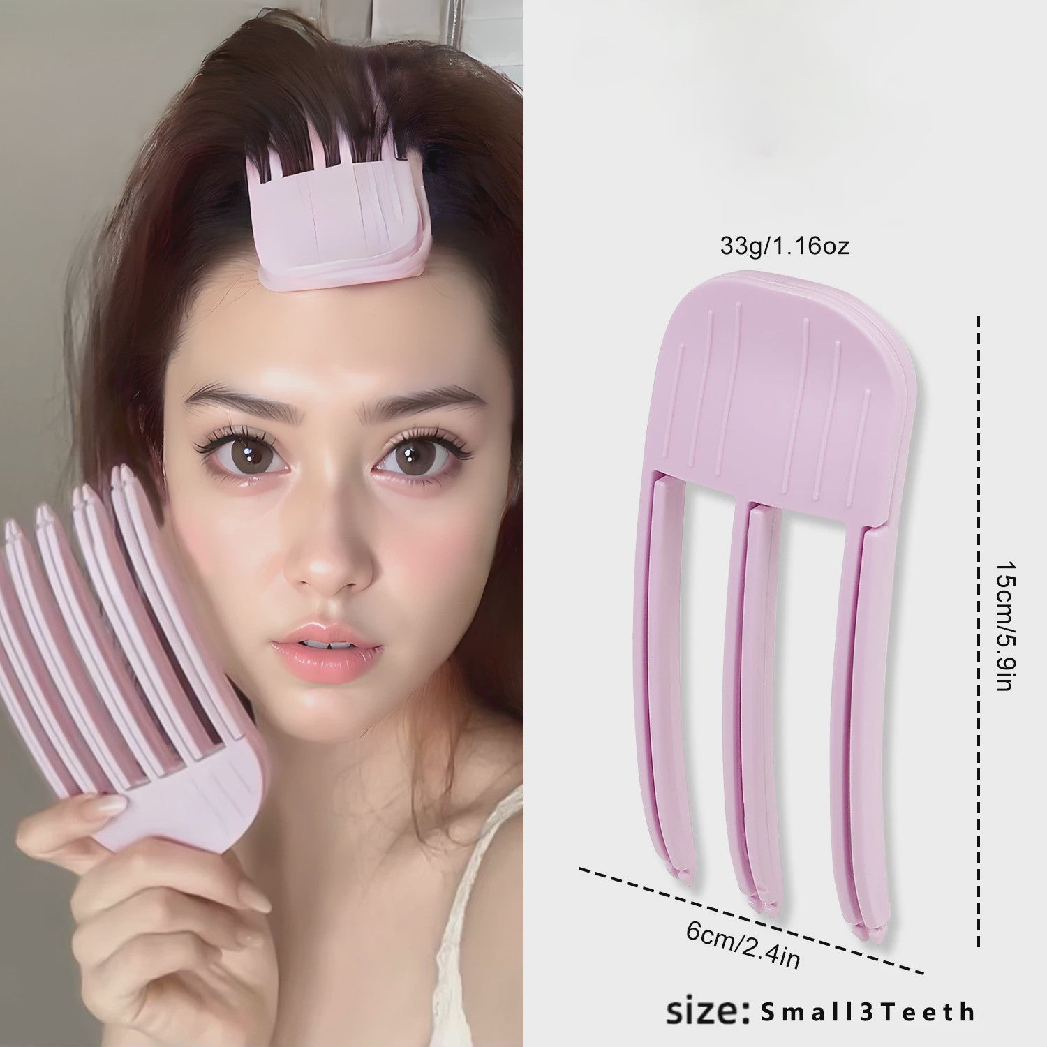 Volume Haarclips voor Krullen en Pony - Fixeer je Kapsel met Stijl