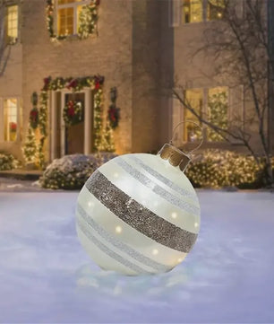 Opblaasbare Kerstbal 60cm - Grote Decoratie voor Buiten & Kerstboom