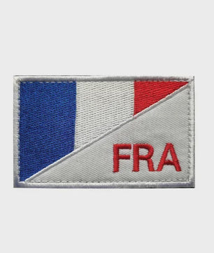 Franse Vlag Patches met Klittenband - Geborduurd Embleem