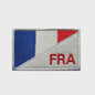 Franse Vlag Patches met Klittenband - Geborduurd Embleem