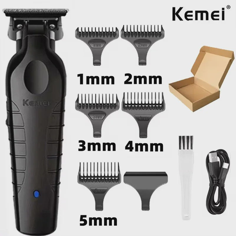 Kemei Professionele Draadloze Baardtrimmer & Tondeuse Set KM-1071/KM-2299