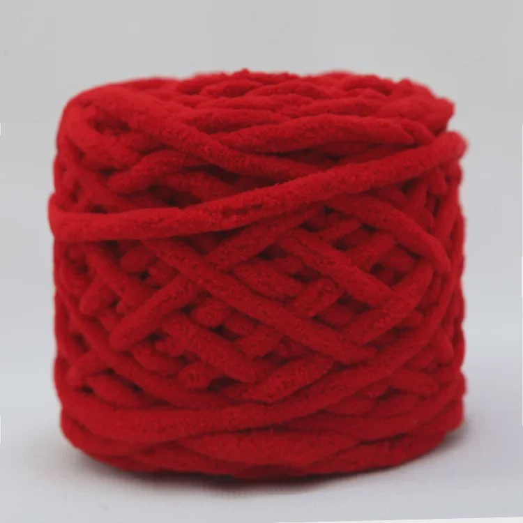 Chenille Garen 100g/bol - Super Zacht Dik Wol Garen voor Handbreien, DIY Sjaals & Projecten