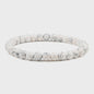 Elastische Charm Armband met Natuursteen Kralen: Lavasteen & Tijgeroog (6/8/10mm) - Voor Dames en Heren