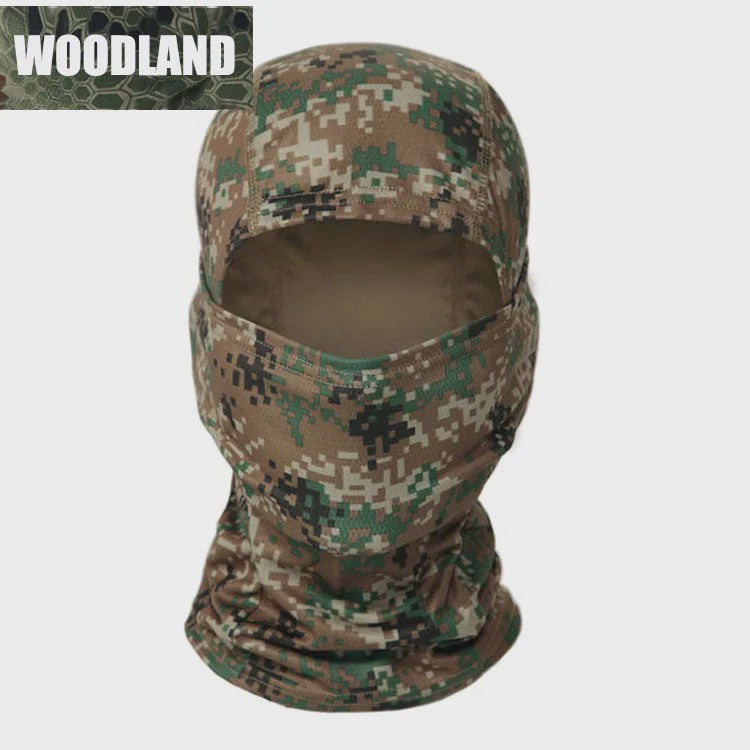 Tactische Camouflage Balaclava - Volledig Gezicht Masker voor Fietsen & Jagen