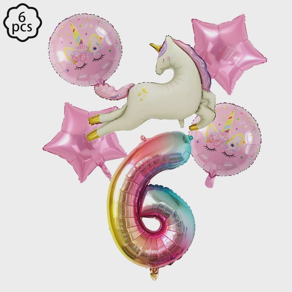 Magische Eenhoorn Ballonnen & Feestdecoratie - Perfect voor Kinderfeestjes & Babyshowers