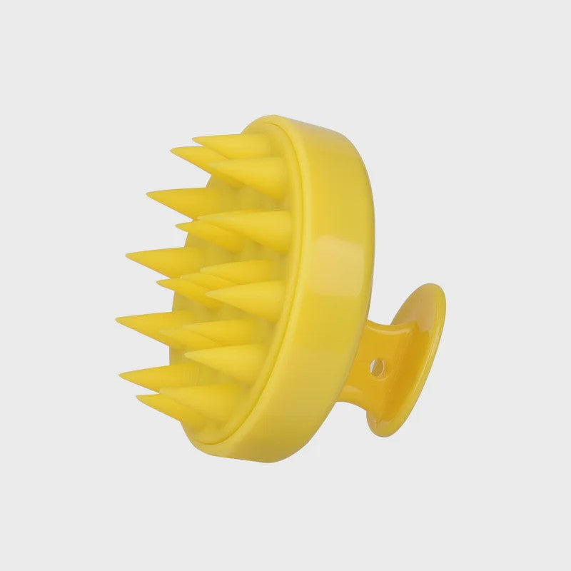 Zachte Siliconen Hoofdhuid Massager Borstel - Voor Grondige Reiniging en Ontspanning