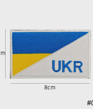 Ukraine Vlag Patches & Nationaal Embleem - Geborduurde Tactische Badges voor Kleding