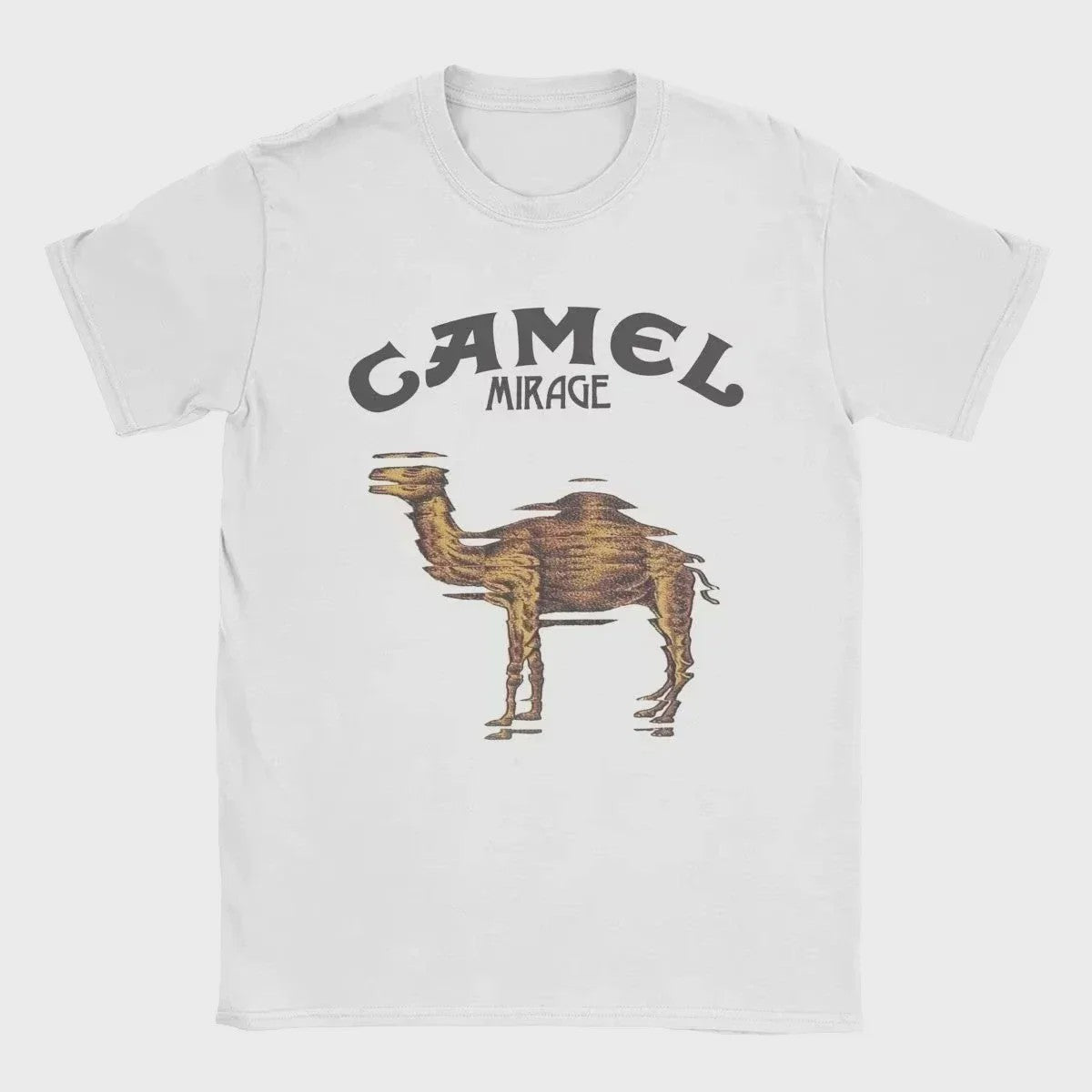 Retro Camel Cigarettes T-Shirt - Vintage Oversized Unisex Kleding