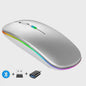 Draadloze Oplaadbare Muis: Bluetooth & 2.4GHz Dual Mode voor PC/Laptop