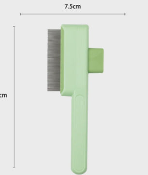 Zelfreinigende Hondentondeuse met één knop - Efficiënte Huisdier Haarverwijderaar & Borstel