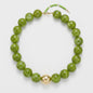 Bohemian Resin Kralen Ketting - Statement Choker met Dubbele Kleuren