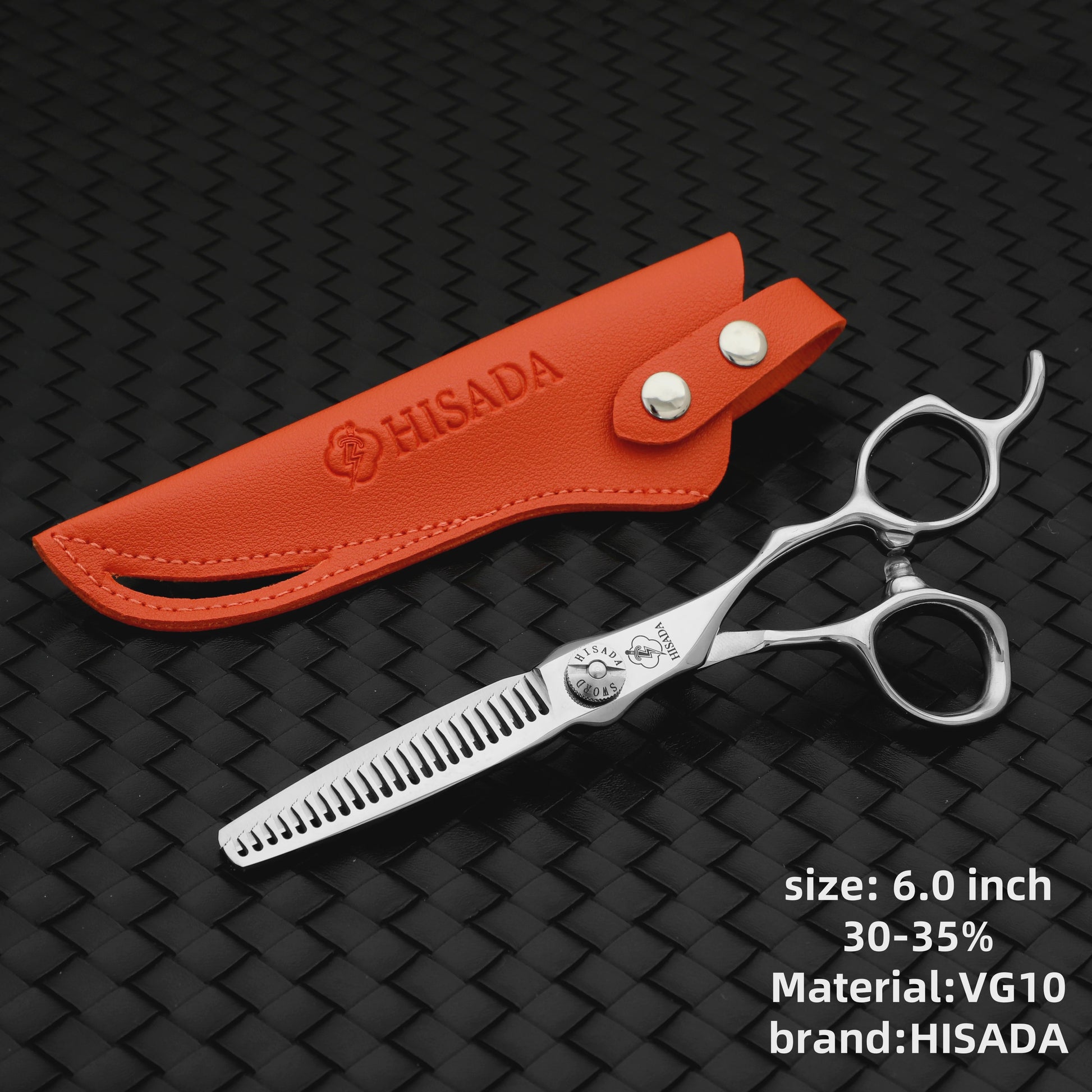 HISADA Professionele Haar- en Schoonheidsschaar 6.0 Inch - VG10 Staal voor Barbers en Haarstylisten
