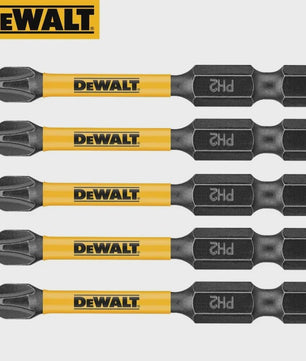 DEWALT Combinatie Set: PH2 Schroefbits & Verlengstukken (89mm, 57mm, 50mm)