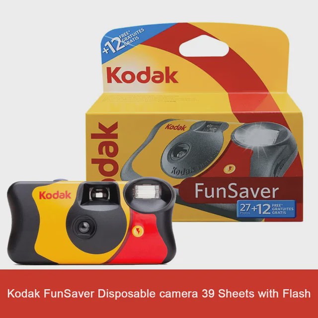 Kodak HD Power Flash Wegwerpcamera - 27+12 Foto's met Ingebouwde Flitser
