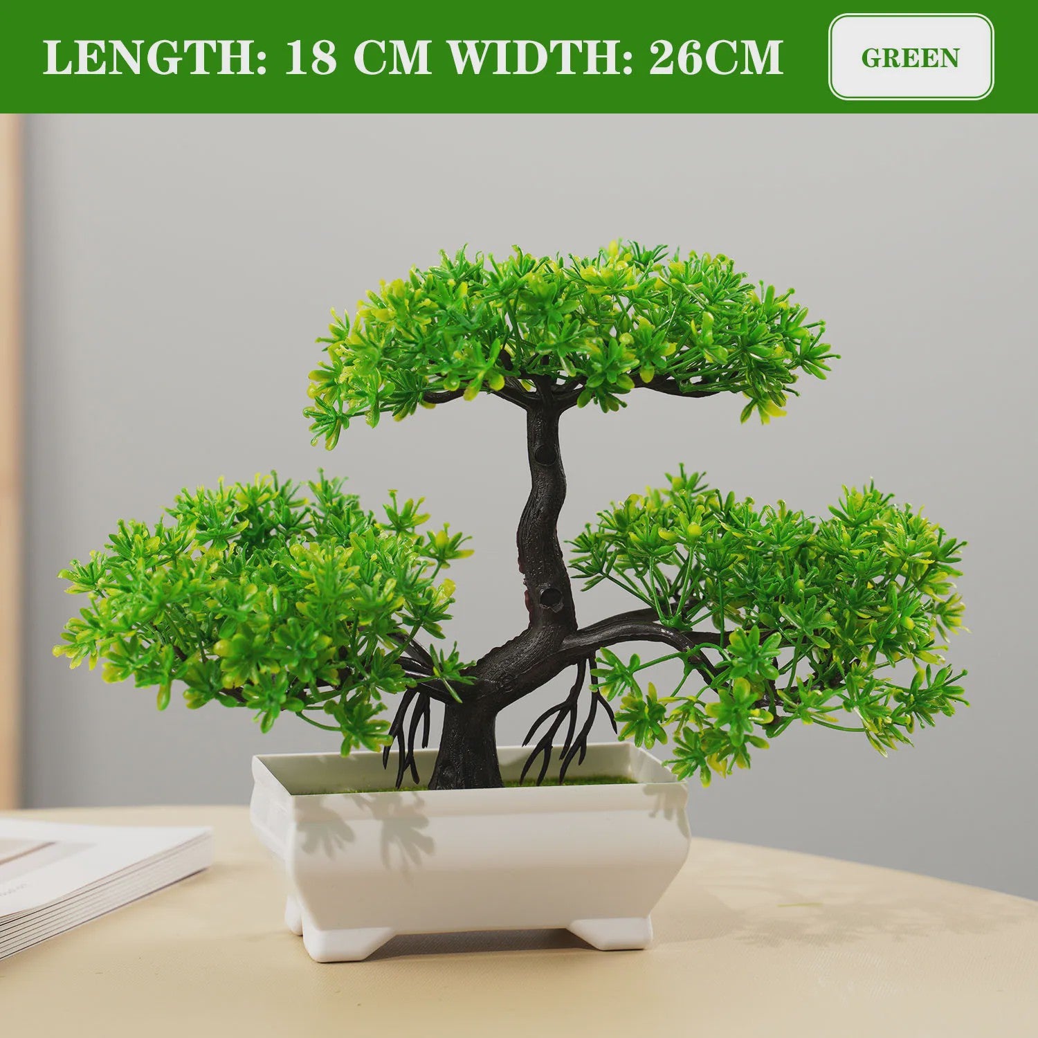 Kunst Bonsai Boom Potted Plant - Decoratieve Kunstplant voor Huis & Kantoor