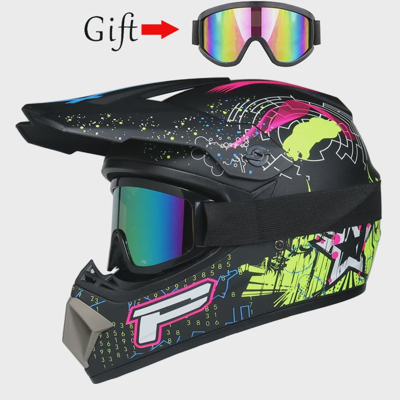 Off-Road Motorcross Helm voor Kinderen & Jongeren - Veilig & Stijlvol
