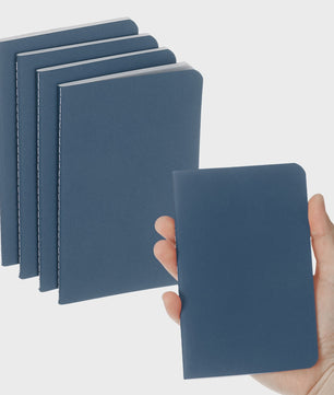 Set van 4/6 Mini A6 Notitieboekjes - Kraft Paper, Gelinieerd, Draagbaar Memo Pad