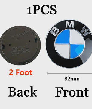 BMW Embleem Vervanging 74/82mm - Motorkap, Kofferbak Badge