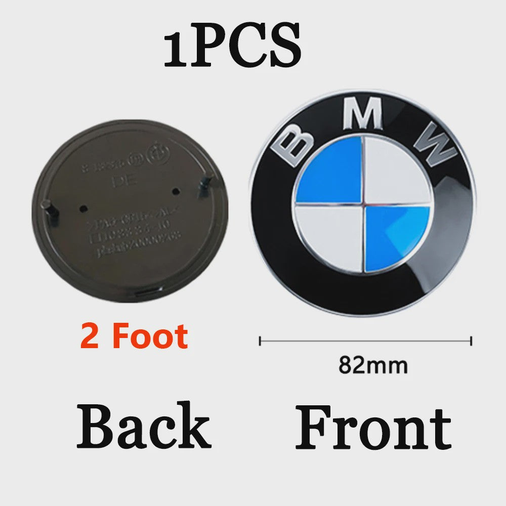 BMW Embleem Vervanging 74/82mm - Motorkap, Kofferbak Badge
