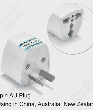 Universele Reisadapter AU/UK/US naar EU Type E/F - Stopcontact Omvormer
