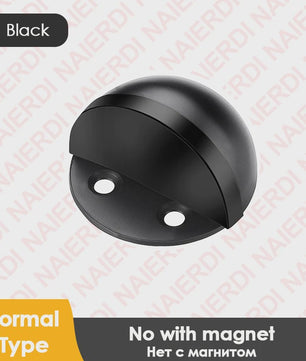 RVS Deurstopper met Sticker & Schroef - Zonder Boren, Magnetisch of Normaal