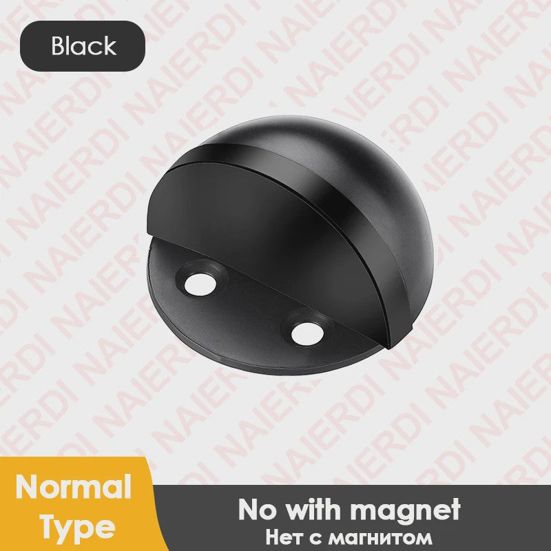 RVS Deurstopper met Sticker & Schroef - Zonder Boren, Magnetisch of Normaal